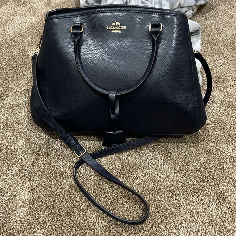 Coach crossbody or clutch Navy handbag